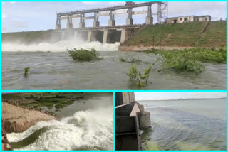 heavy water inflow to gajuladinne project at kurnool