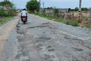 yadari people facing problem on roads