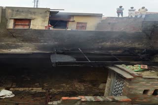 Domestic gas cylinder explodes in Gohana Mundlana village