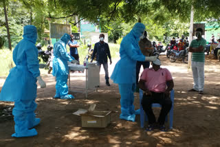 covid rapid tests in ibrahimpatnam primary health center in rangareddy district