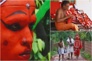 covid  Kuttitheyyam  travelin  North malabar  സഞ്ചാരം തടഞ്ഞ് കൊവിഡ്  കൊവിഡ്  കുട്ടിത്തെയ്യങ്ങള്‍  വടക്കന്‍ മലബാര്‍  തെയ്യങ്ങള്‍  മാടന്‍ തെയ്യം