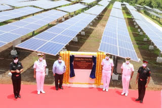 Navy station in Raigad goes green with 2MW solar plant