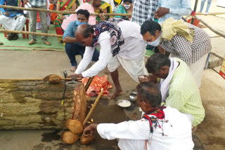 Bastar Dusshera festival begins with Pat Jatra ceremony in Chhattisgarh