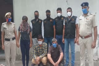 faridabad honeytrap gang news