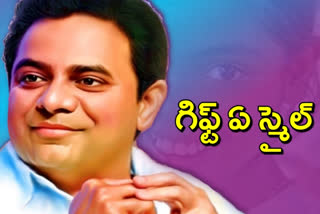 gift a smile to ktr on his birthday by helping needy