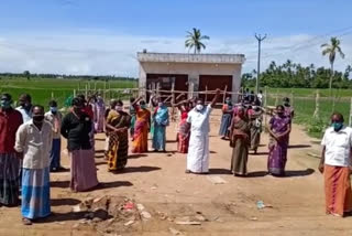 mannargudi tasmac against protest public