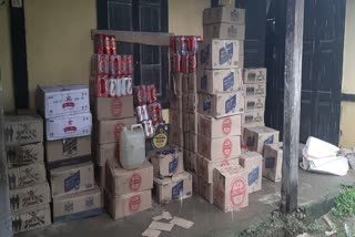 ILLEGAL WINE RECOVERD IN DEMAJI JONAI