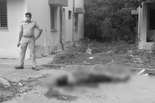 unknown person died in nellore town sub station and police cased file