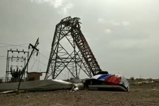 wind power plant collapses , wind power plant,  wind power plant collapses in jaisalmer