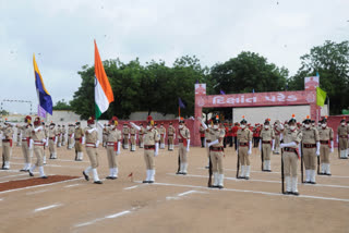 passing parade was held with social distance