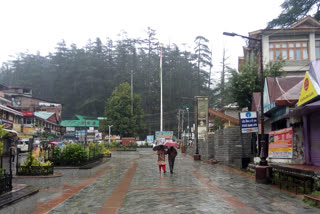 heavy rain in Manali