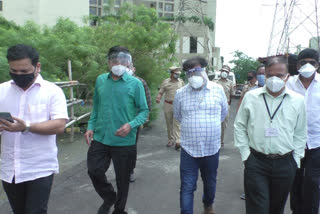 kirit somaiya visit bhiwandi quarantine center