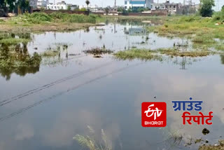 ponds made of industrial waste in panipat