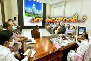 cm kcr review on new secretariate building construction