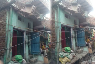 house roof collapsed due to rain