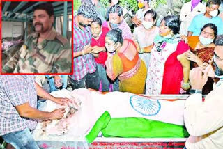 jawan Umamaheswararao's funeral