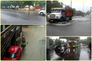 delhi weather update moderate rainfall continues on 22 july