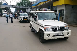 police took out flag march