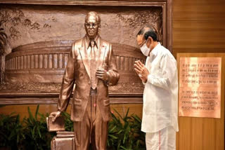 M Venkaiah Naidu unveils statue of Dr B R Ambedkar