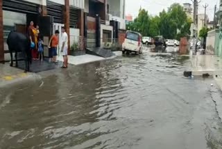 water logging in bhiwani