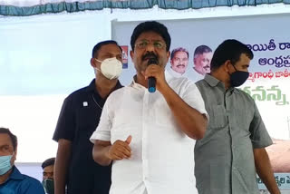 minister adimulapu suresh started jagananna pachha thoranam at prakasham district