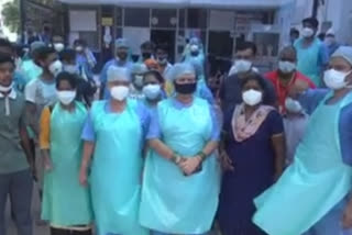 Nurses' strike hampers medical services at Lajpat Rai Hospital in Kanpur