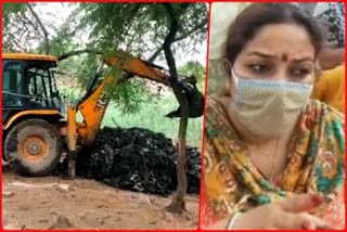 Councilor Aarti Singh celebrated her birthday by cleaning slum area in Mehrauli