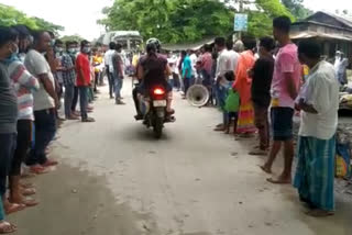 protest by SMSS at barpeta For release Akhil gogoi