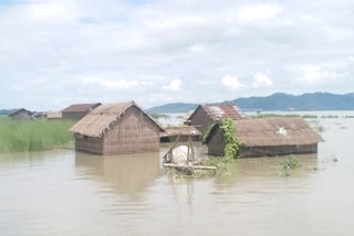 ৰাজ্যত বৰ্তমান 26 খনকৈ জিলা বানত আক্ৰান্ত