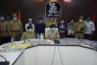 hawala business and online fraud gang in bareilly