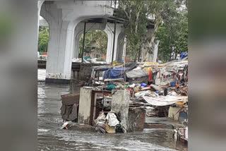 Encroachment again in the Kushak nullah of Lodhi Colony