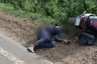 man killed in road accident, man killed in road accident in Davanagere, Davanagere accident news, ಅಪಘಾತದಲ್ಲಿ ಯುವಕ ಸಾವು, ದಾವಣಗೆರೆ ಅಪಘಾತದಲ್ಲಿ ಯುವಕ ಸಾವು, ದಾವಣಗೆರೆ ಅಪಘಾತ ಸುದ್ದಿ,