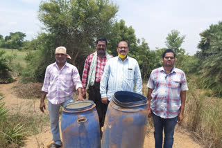 police raids on natusara centers in nellore dst