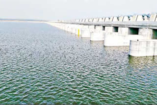 heavy water flow to lakshmi barrage