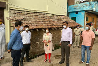 Collector inspected Containment Zone with officials