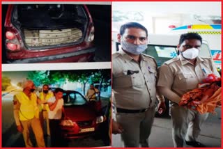 PCR team arrested a illegal liquor smuggler and snatcher in delhi