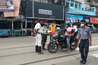 Lockdown effect in Shyambazar