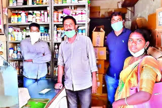 officers ride on pesticide shops in ananthapur district