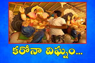 Vinayaka Idol Manufacturers labours Problems in Nalgonda district