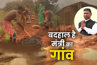 Minister Satyanand Bhokta's village away from development in chatra