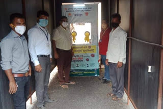 Dharwad: Implementation of a separate kiosk for sample collection