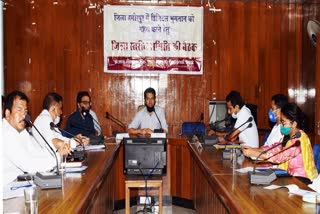 review meeting was held on prevention of bacterial diseases during monsoon