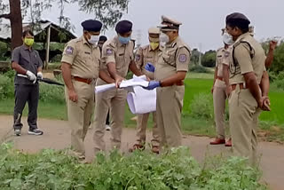 yadadri police head quarters land visited by cp mahesh bhagavt