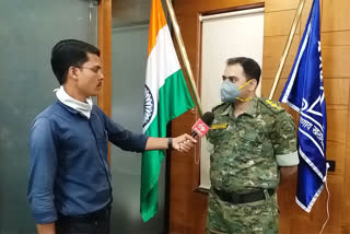 Gadchiroli SP talks exclusively with ETV Bharat about covid-19 cases in army