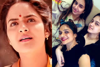 actress madhubala shared her kids latest photos  പെണ്‍മക്കള്‍ക്കൊപ്പം മധുബാല  റോജ താരം മധുബാല  നടി മധുബാല  actress madhubala