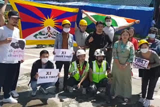 Student for Free Tibet protes
