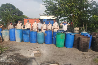 Excise department took action regarding illegal liquor