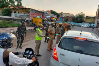 Najafgarh police is checking on picket due to 15 August