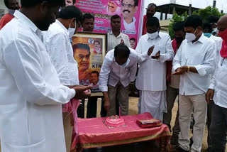 minister ktr birthday celebrations at utnoor in adilabad district