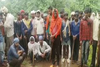 Villagers reached the forest due to greed for lease